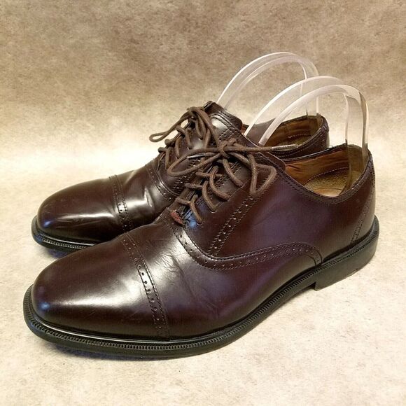 Rockport Mens Adiprene K71639 Size 8.5 Brown Lace Up Cap Toe Oxford Dress Shoes main image 10